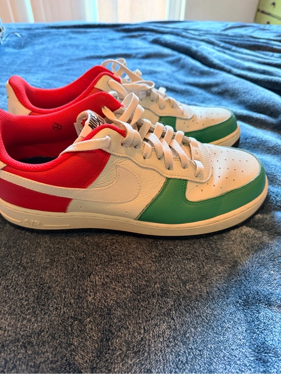 Nike Other - Nike Air Force 1 Low Red White Green Italy Colorway Sneakers